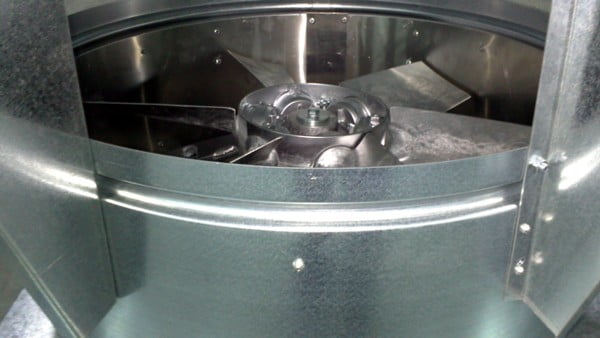 Extractor ATEX con soportes