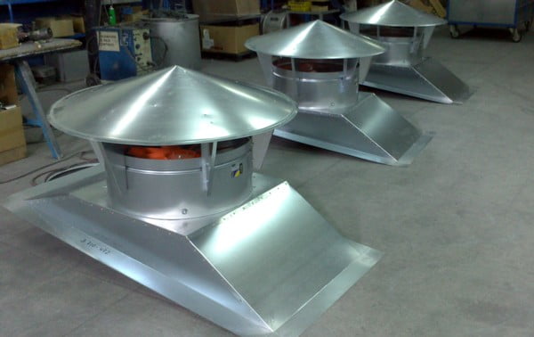 Unidades de ventilación por cubierta