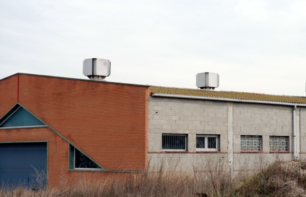 Ventilación estática por cubierta