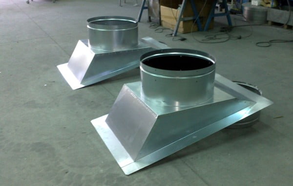 Bases para extractores ATEX de cubierta
