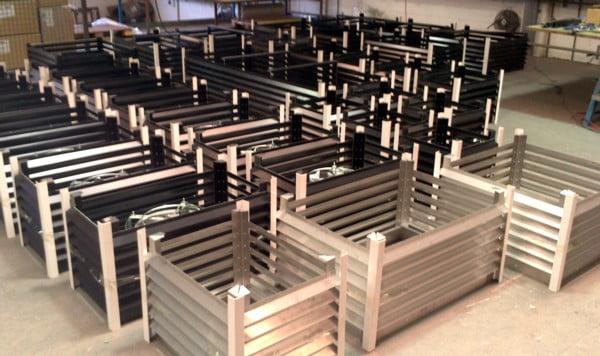 Partida de remates de chimenea en construcción