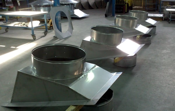 Bases de extractor en acero inoxidable