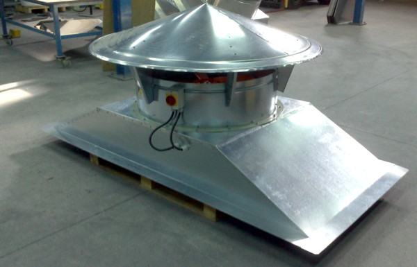 Extractor de 63.000 m3/h. con conmutador de seguridad