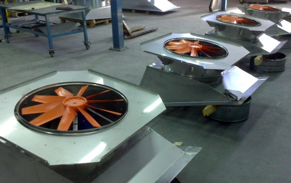 Montaje del aparato estático en el grupo extractor