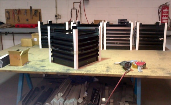 Montaje de lamas y postes