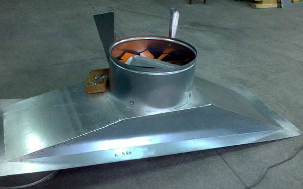 Extractor de tejado ATOSDIN-560 de 13.000 m3/H.