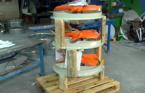 Extractores de dos velocidades con brida