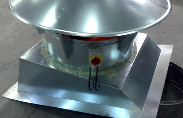 Extractor de cubierta ATOSDIN-800-4/8T-5,5 con conmutador de seguridad