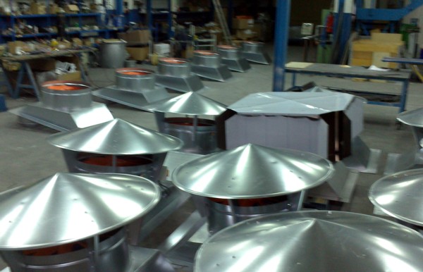 Extractores en zona expedición