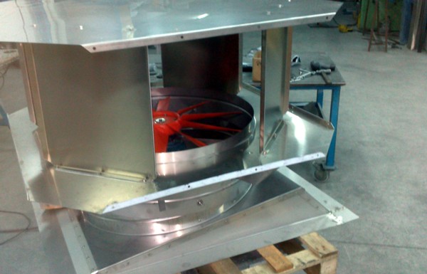 Extractor mixto montaje de alas interiores