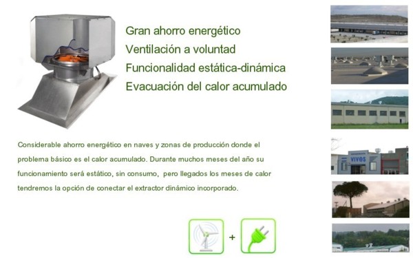 Ventilación mixta estático-dinámica