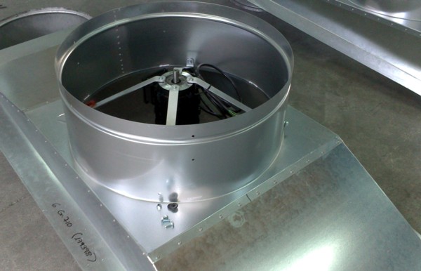Ventilador de cubierta de 17.500 m3