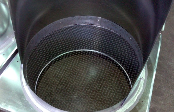 Alojamiento extractor mural