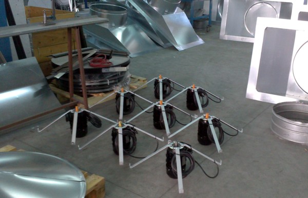 Extractores con soportes