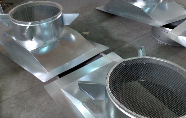 Ventilación natural con rejillas anti-pájaros