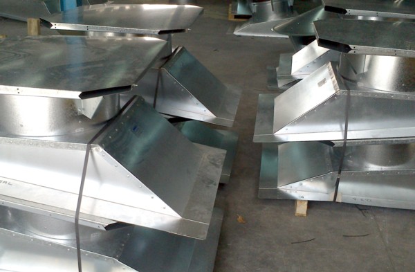 Aparatos de ventilación natural embalados para su envió