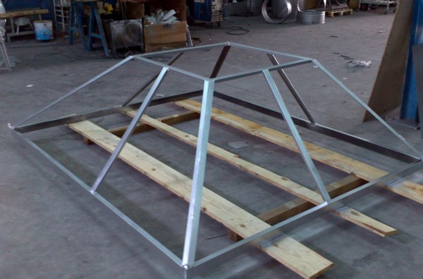 Esqueleto campana industrial