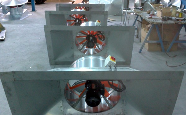 Extractores con bases en acero inoxidable