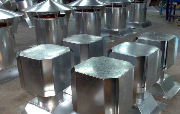 Ventilación con motor y natural