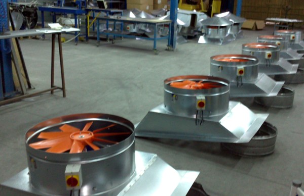 Ventiladores de tejado