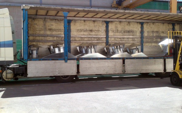 Sistema de ventilación nave