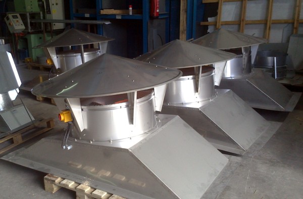 Aparatos ventilación para mataderos