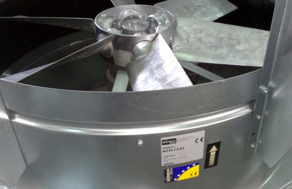 Ventilación antiincendios