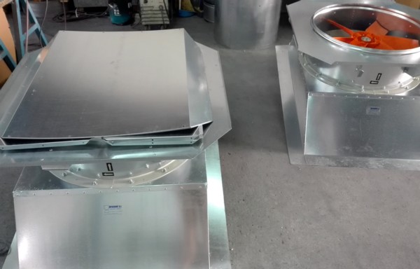 Ventilación calor naves