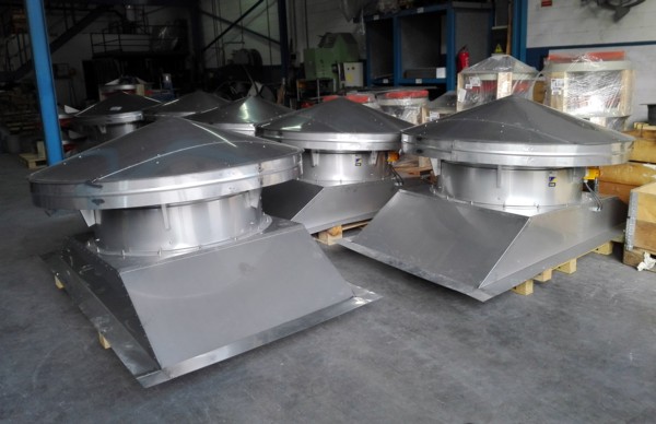 Ventiladores Impulsores de Acero Inoxidable