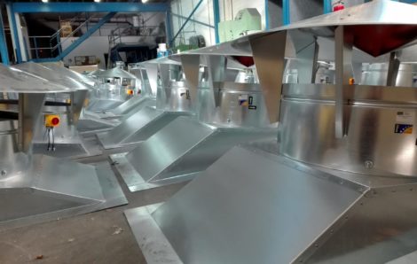 Ventilación Dinámica Industrial Cubierta