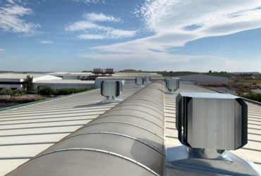 Ventilación industrial estática