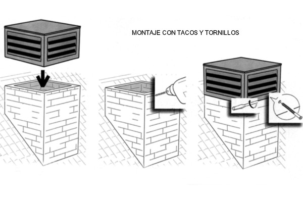 Remate Chimenea montaje