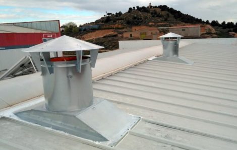 Nuevos ventiladores para una ferretería Industrial de Huesca.